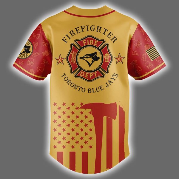 Blue Jays Firefighter Appreciation Night Jersey 2025 3