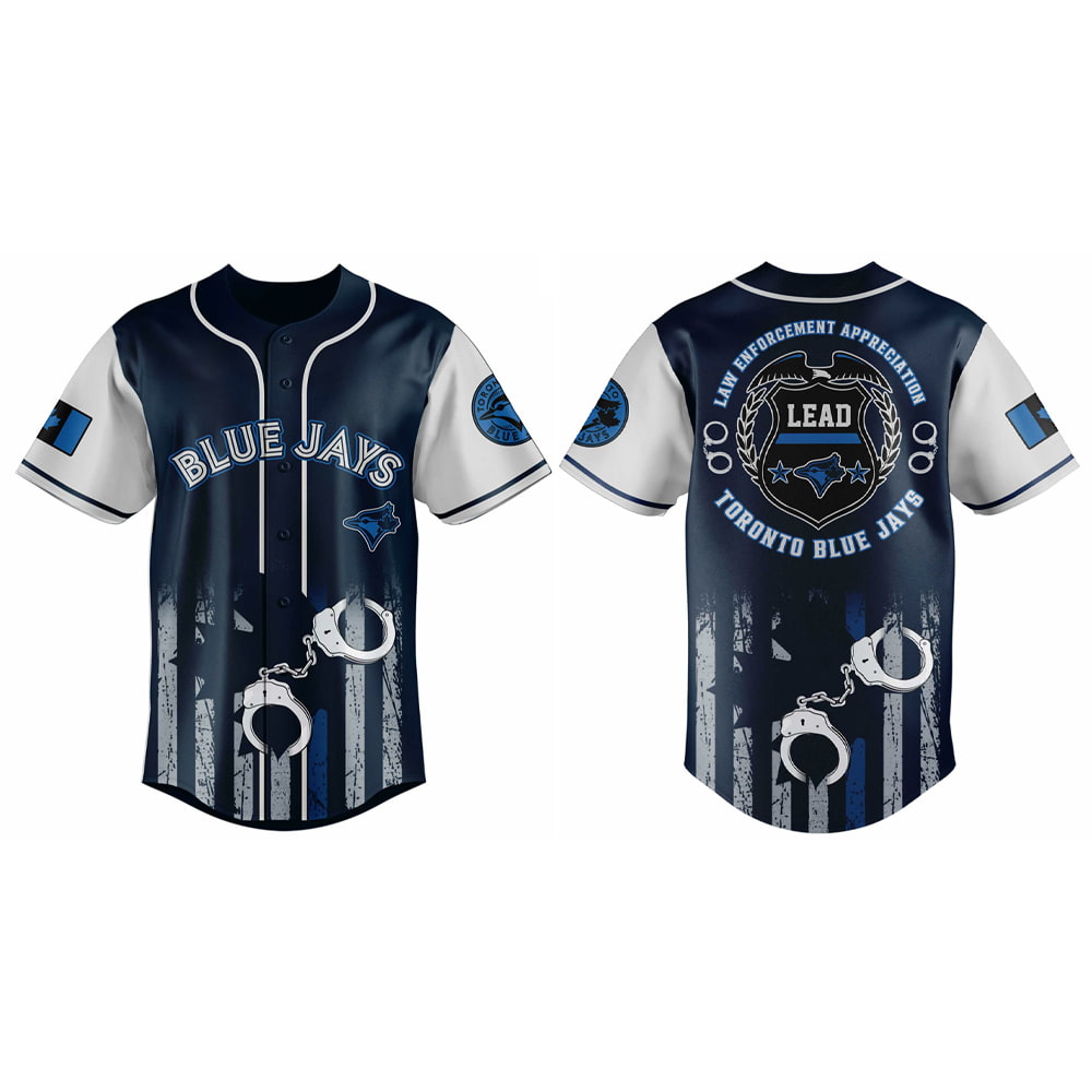 Blue Jays Law Enforcement Appreciation Day Jersey 2025 Blue Jays Law Enforcement Appreciation Day Jersey 2025