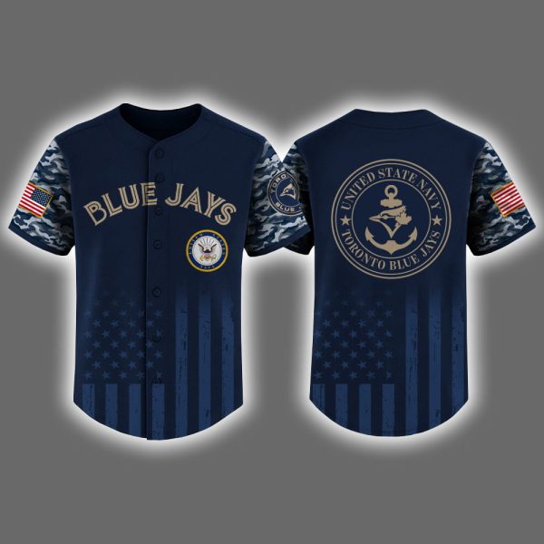 Blue Jays US Navy Appreciation Night 2025 Baseball Jersey