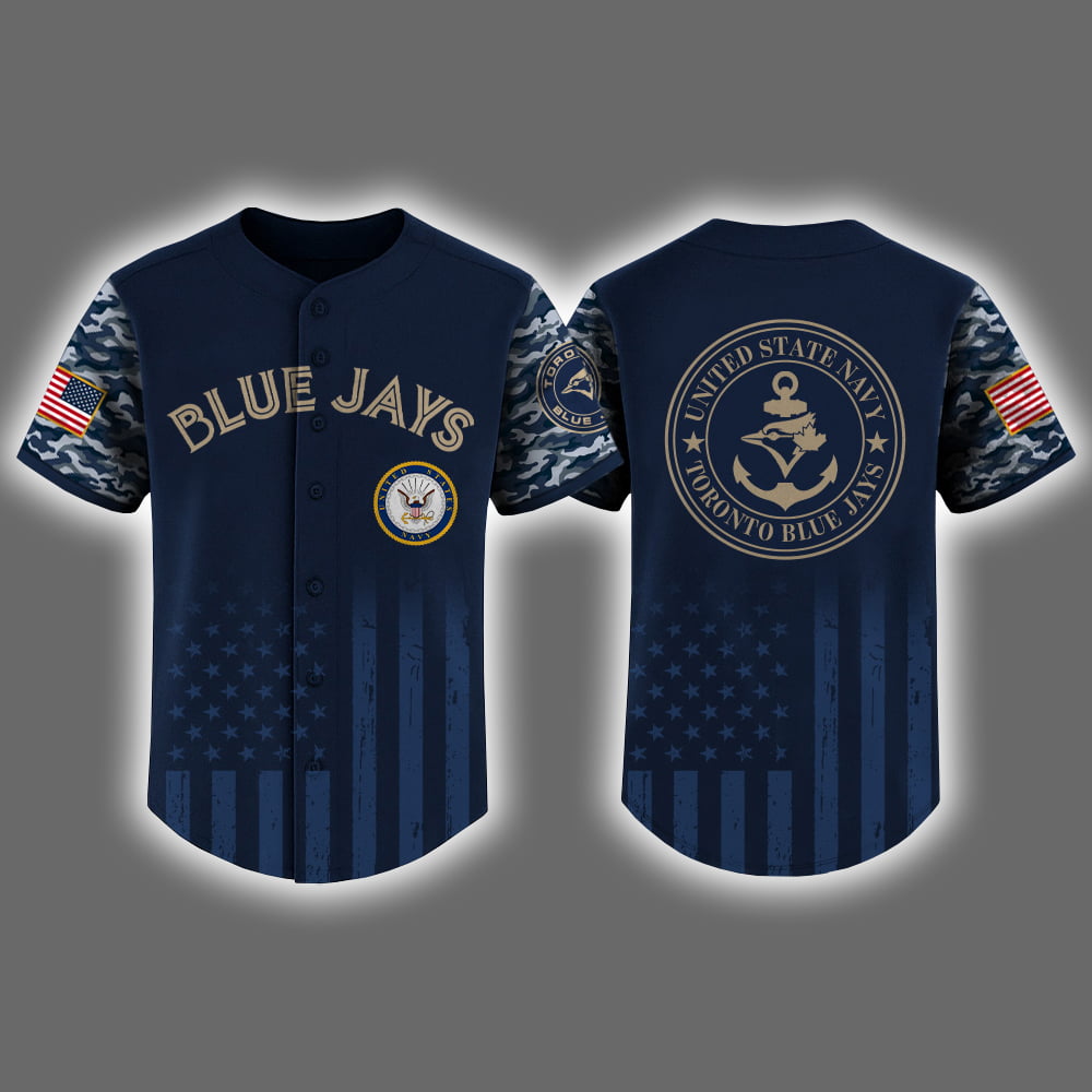 Blue Jays US Navy Appreciation Night 2025 Baseball Jersey Blue Jays US Navy Appreciation Night 2025 Baseball Jersey
