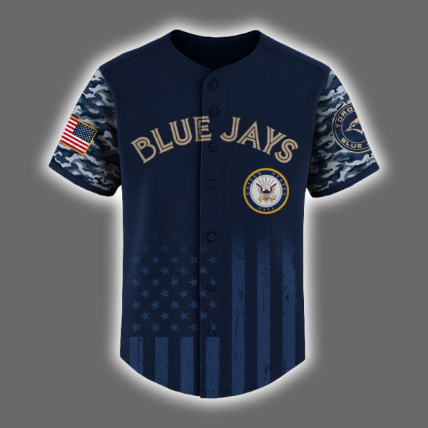 Blue Jays US Navy Appreciation Night 2025 Baseball Jersey 2