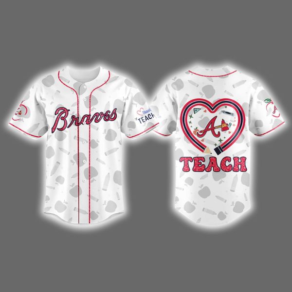Braves 2025 Teacher Appreciation Jersey