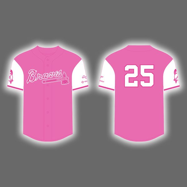 Braves Breast Cancer Awareness Day Jersey 2025 Giveaway