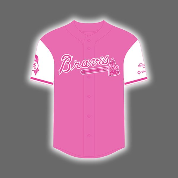 Braves Breast Cancer Awareness Day Jersey 2025 Giveaway