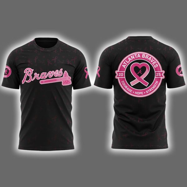 Braves Breast Cancer Awareness Night 2025 Shirt 2