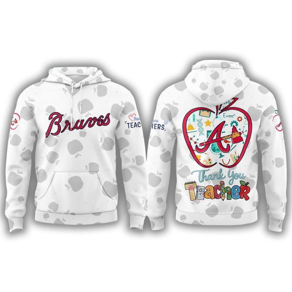 Braves Happy Teacher Day 2025 Hoodie Joggers Cap