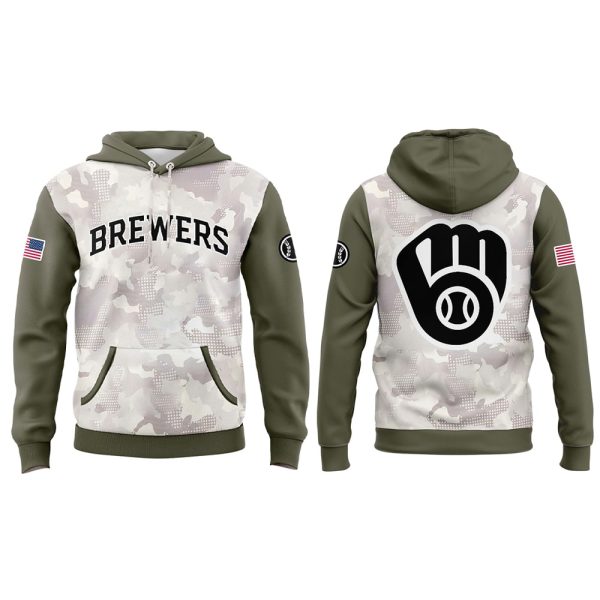 Brewers 2025 Armed Forces Day Hoodie