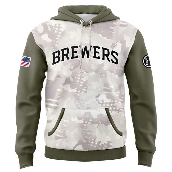 Brewers 2025 Armed Forces Day Hoodie 2