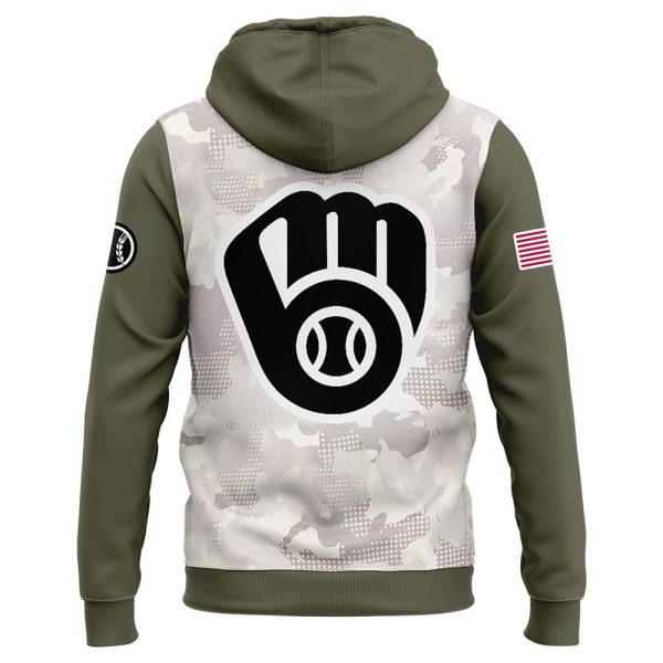 Brewers 2025 Armed Forces Day Hoodie 3