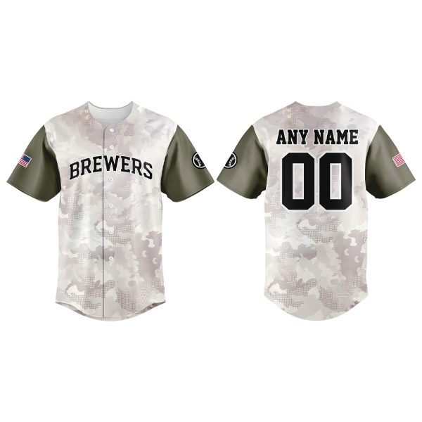 Brewers 2025 Armed Forces Day Jersey