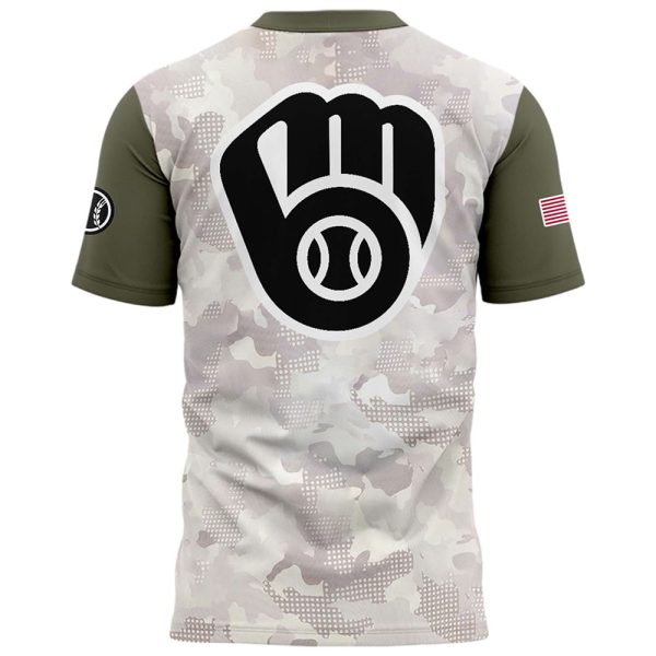 Brewers 2025 Armed Forces Day Shirt 3
