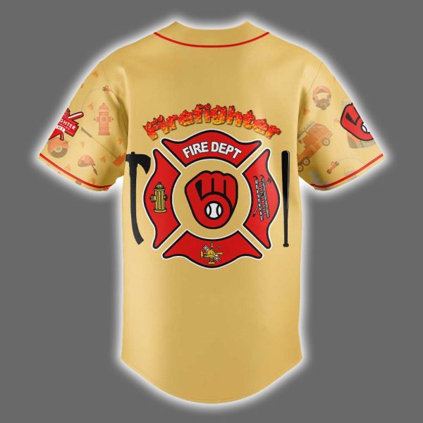 Brewers Firefighter Appreciation Jersey 2025 3