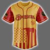 Brewers Firefighter Appreciation Night Jersey 2025 2