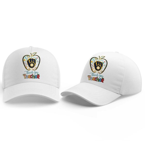 Brewers Happy Teacher Day 2025 Hoodie Joggers Cap 2