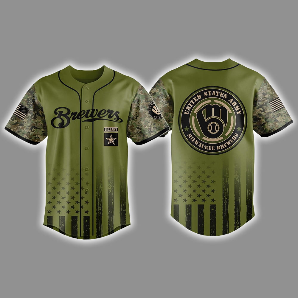 Brewers Military Appreciation Night Camo Jersey 2025 Brewers Military Appreciation Night Camo Jersey 2025