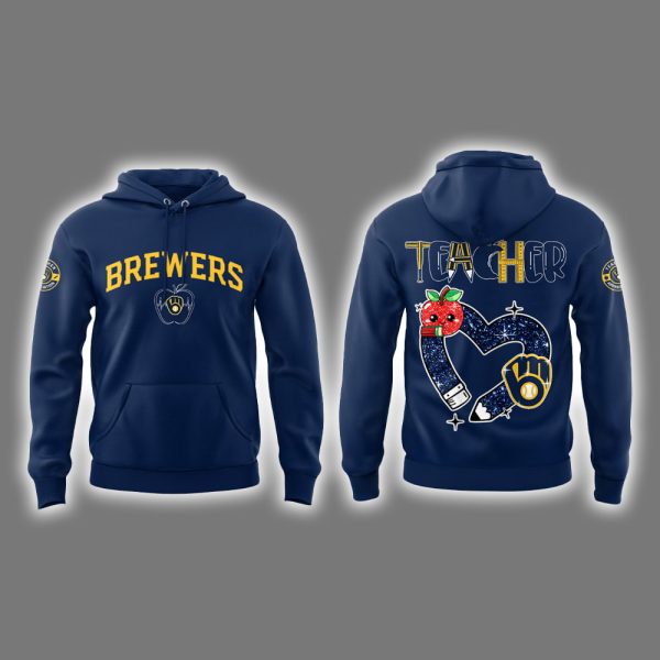 Brewers Teacher Appreciation Night Hoodie Joggers Cap 2025