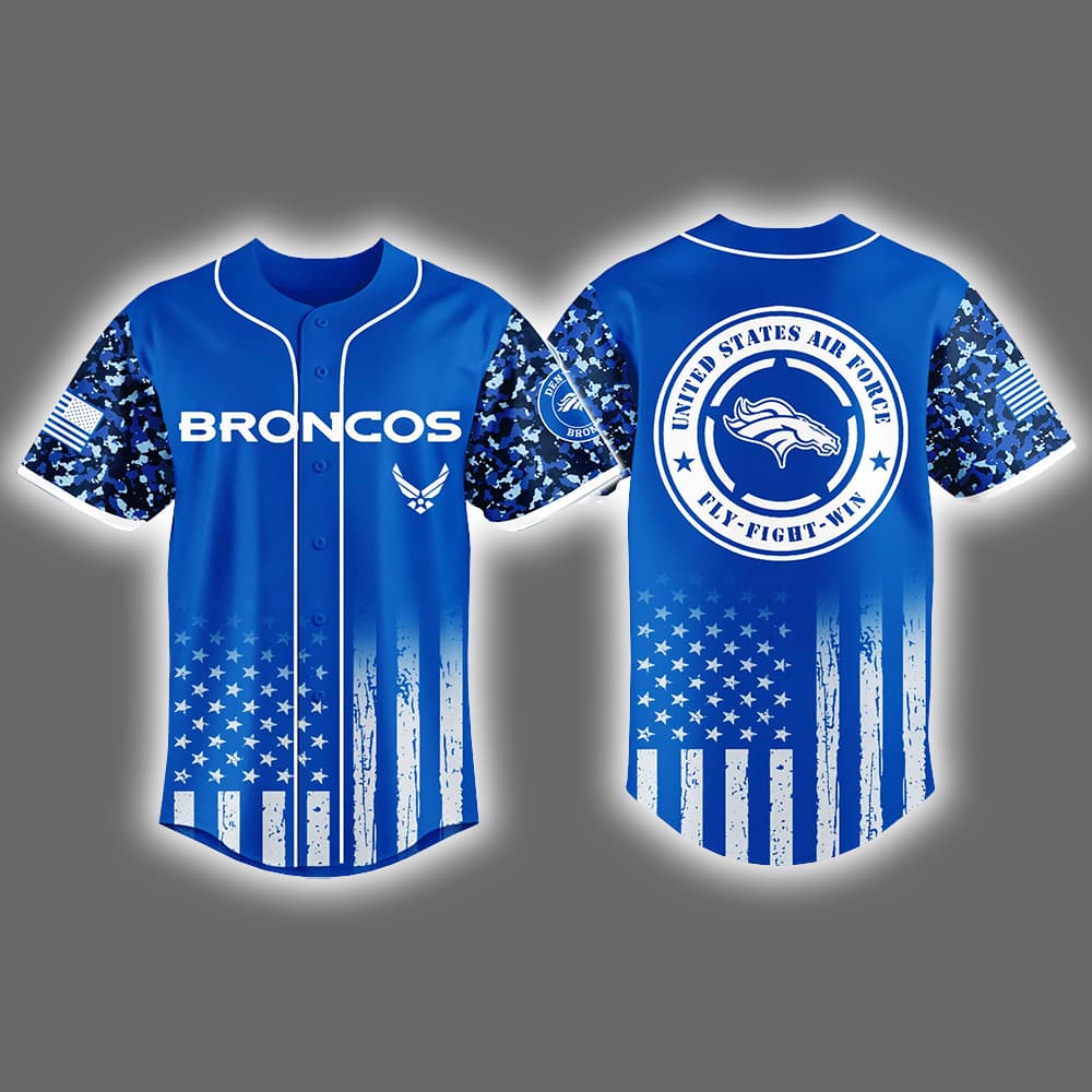 Broncos United States Air Force Military Appreciation Night Jersey 2025 Broncos United States Air Force Military Appreciation Night Jersey 2025