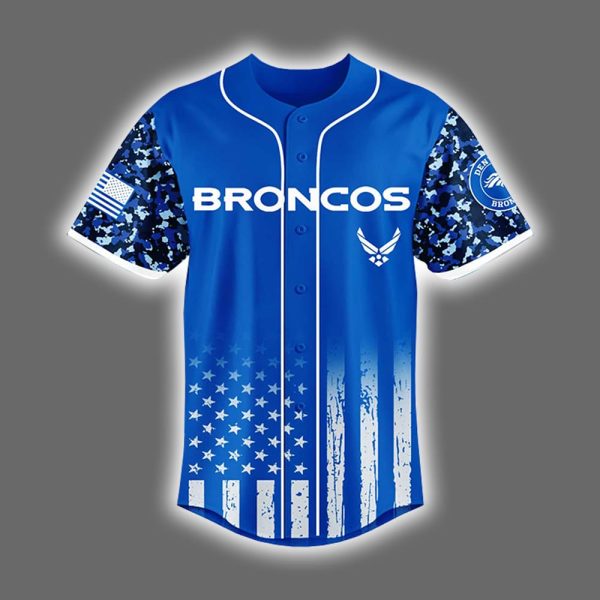 Broncos United States Air Force Military Appreciation Night Jersey 2025 2