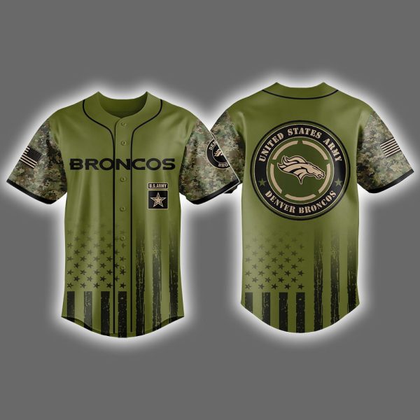 Broncos United States Army Military Appreciation Night Jersey 2025