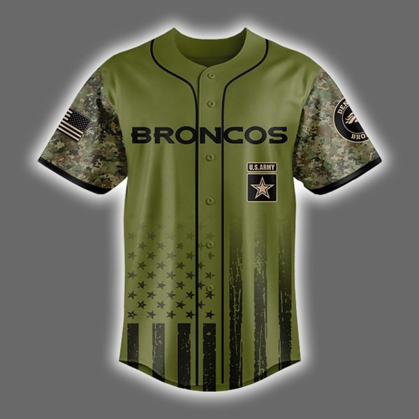 Broncos United States Army Military Appreciation Night Jersey 2025 2