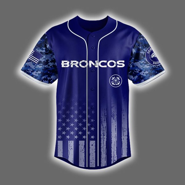 Broncos United States Coast Guard Military Appreciation Night Jersey 2025 2