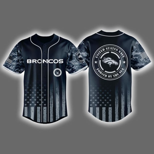 Broncos United States Navy Military Appreciation Night Jersey 2025