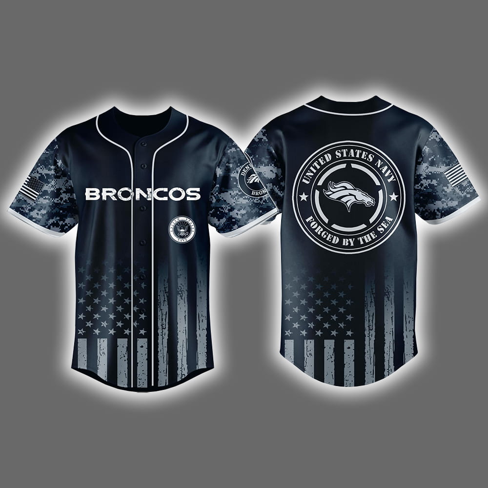 Broncos United States Navy Military Appreciation Night Jersey 2025 Broncos United States Navy Military Appreciation Night Jersey 2025