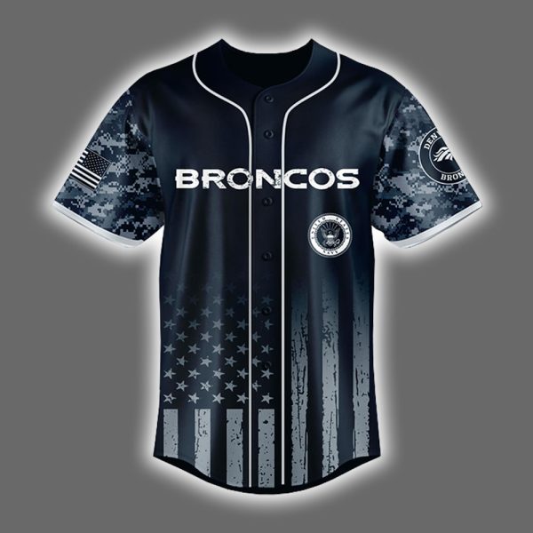 Broncos United States Navy Military Appreciation Night Jersey 2025 2