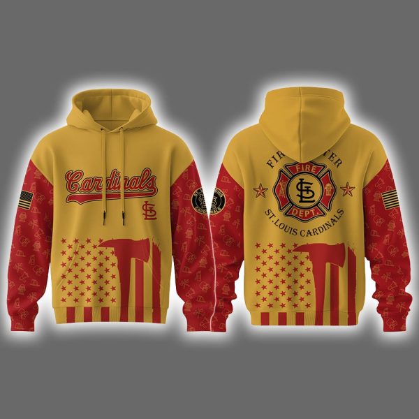 Cardinals Firefighter Appreciation Night Hoodie 2025