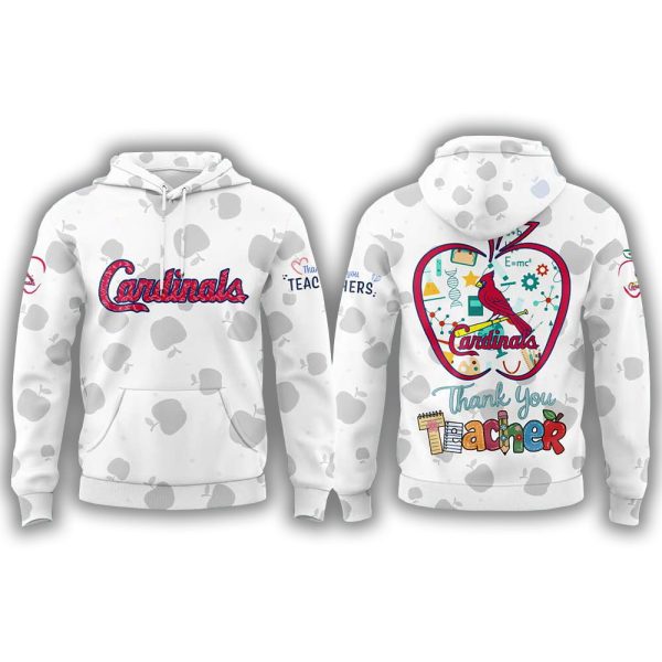 Cardinals Happy Teacher Day 2025 Hoodie Joggers Cap