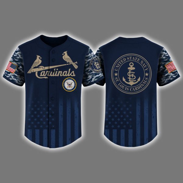 Cardinals US Navy Appreciation Night 2025 Baseball Jersey