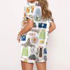 Charleston Travel Satin Pajama Set 3