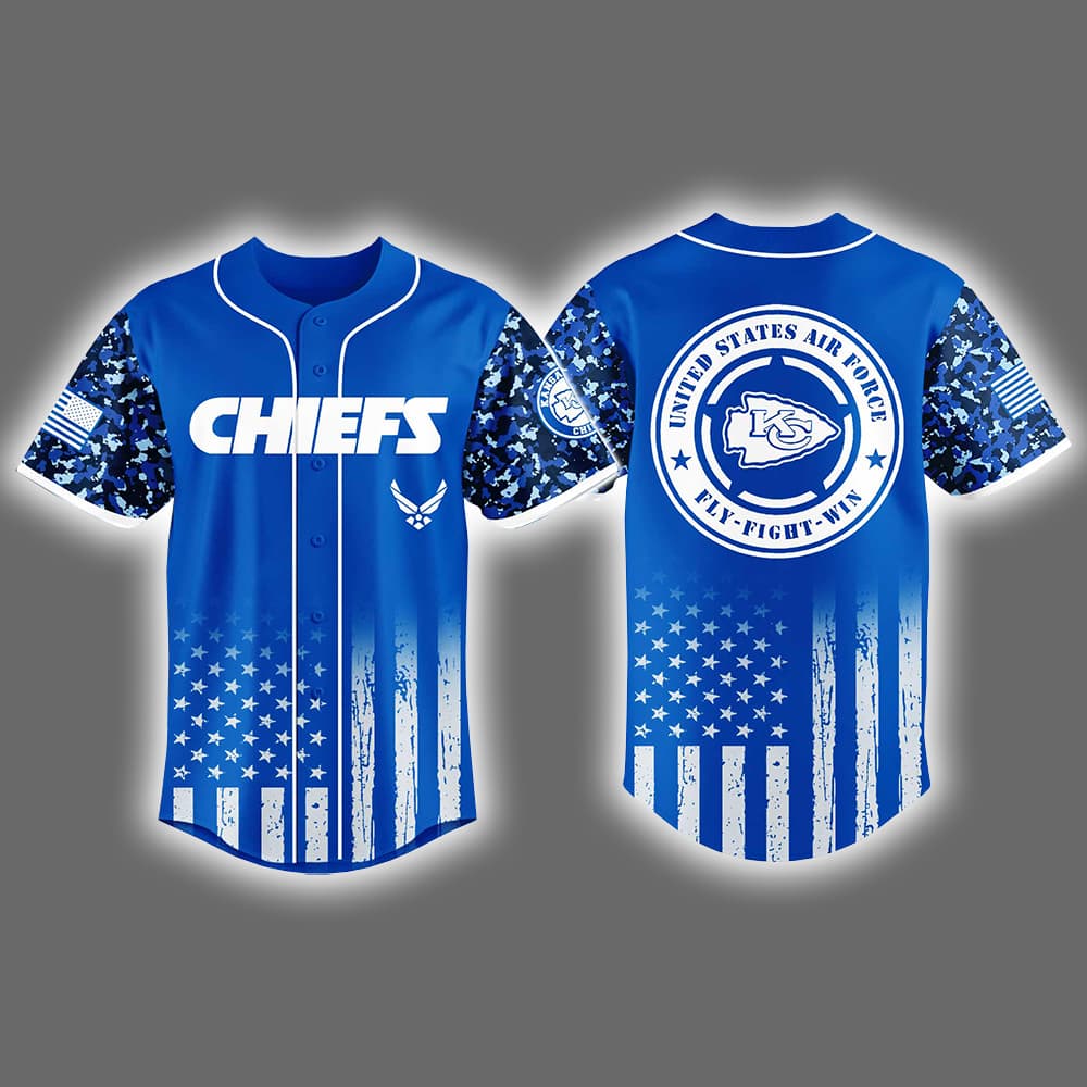Chiefs United States Air Force Military Appreciation Night Jersey 2025 Chiefs United States Air Force Military Appreciation Night Jersey 2025