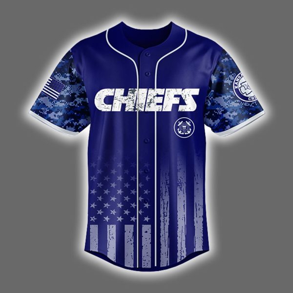 Chiefs United States Coast Guard Military Appreciation Night Jersey 2025 2