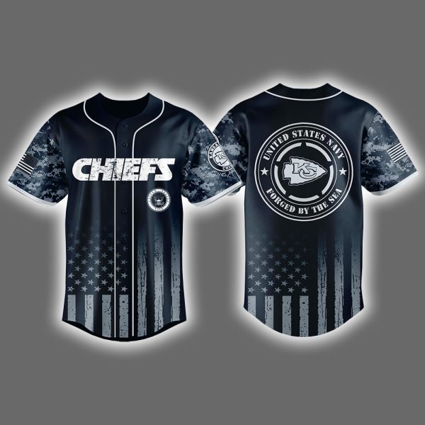 Chiefs United States Navy Military Appreciation Night Jersey 2025