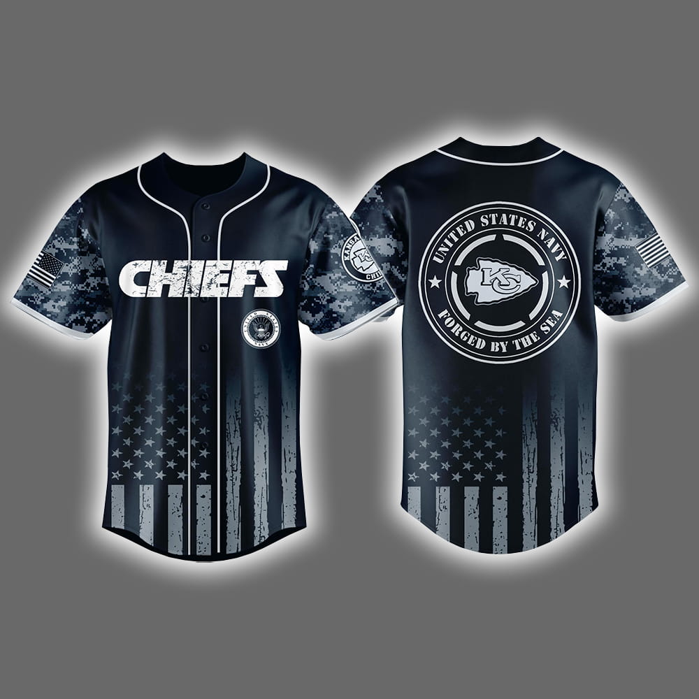 Chiefs United States Navy Military Appreciation Night Jersey 2025 Chiefs United States Navy Military Appreciation Night Jersey 2025