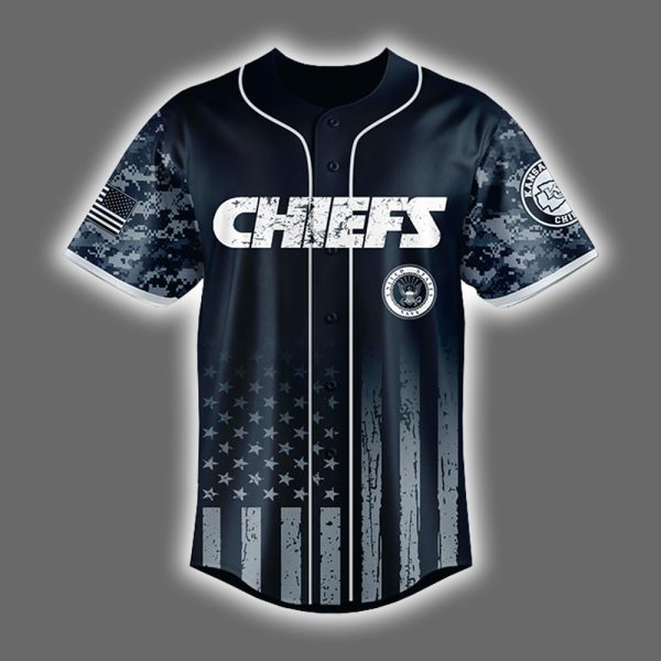 Chiefs United States Navy Military Appreciation Night Jersey 2025 2