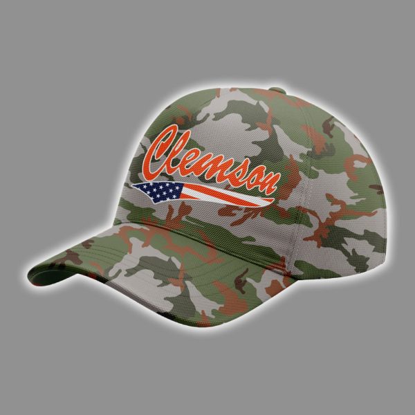 Clemson Military Appreciation Day 2025 Hoodie Joggers Cap 3