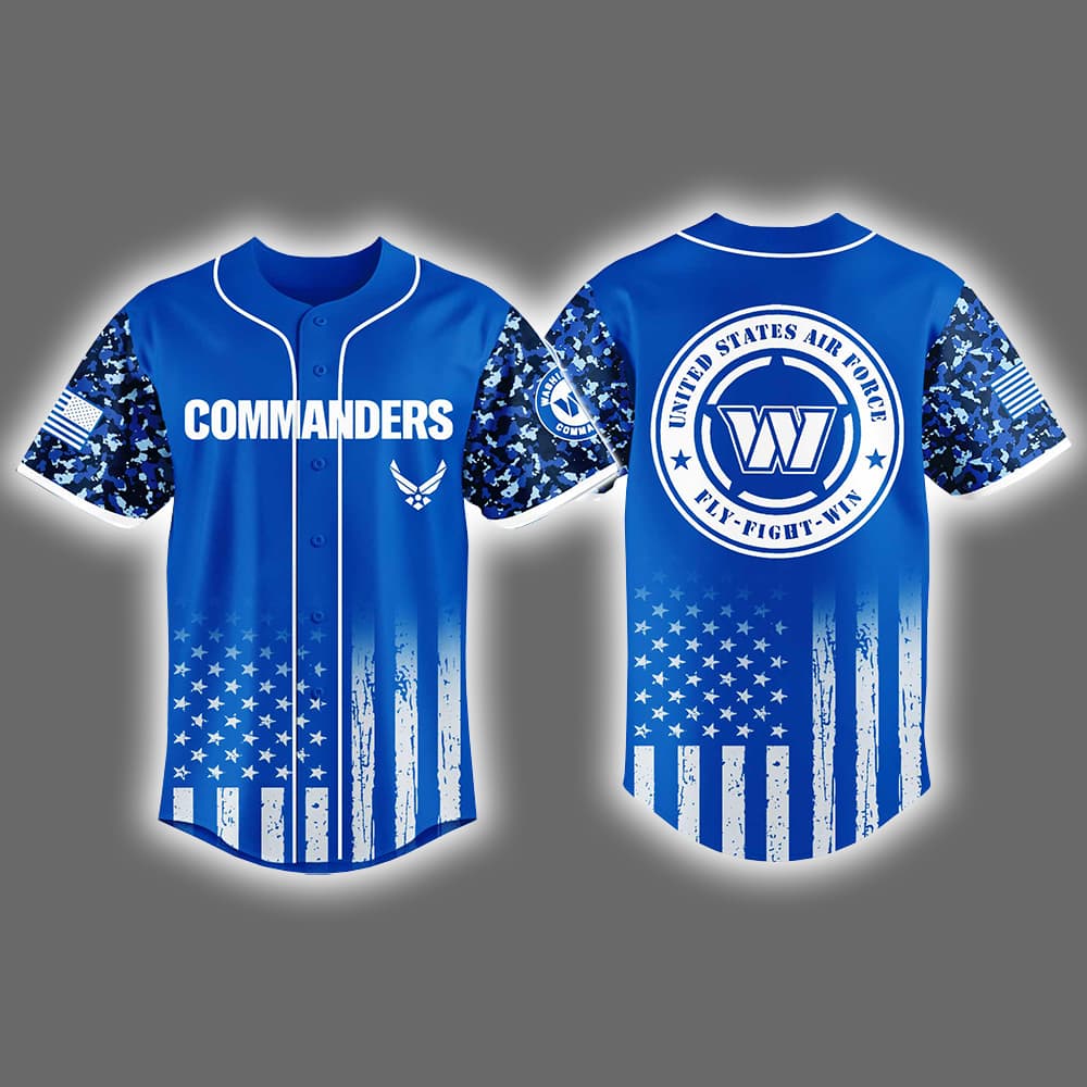 Commanders United States Air Force Military Appreciation Night Jersey 2025 Commanders United States Air Force Military Appreciation Night Jersey 2025