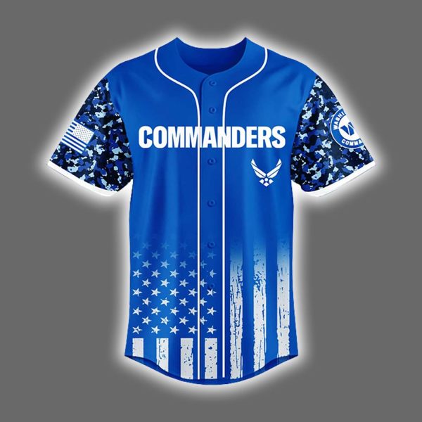 Commanders United States Air Force Military Appreciation Night Jersey 2025 2