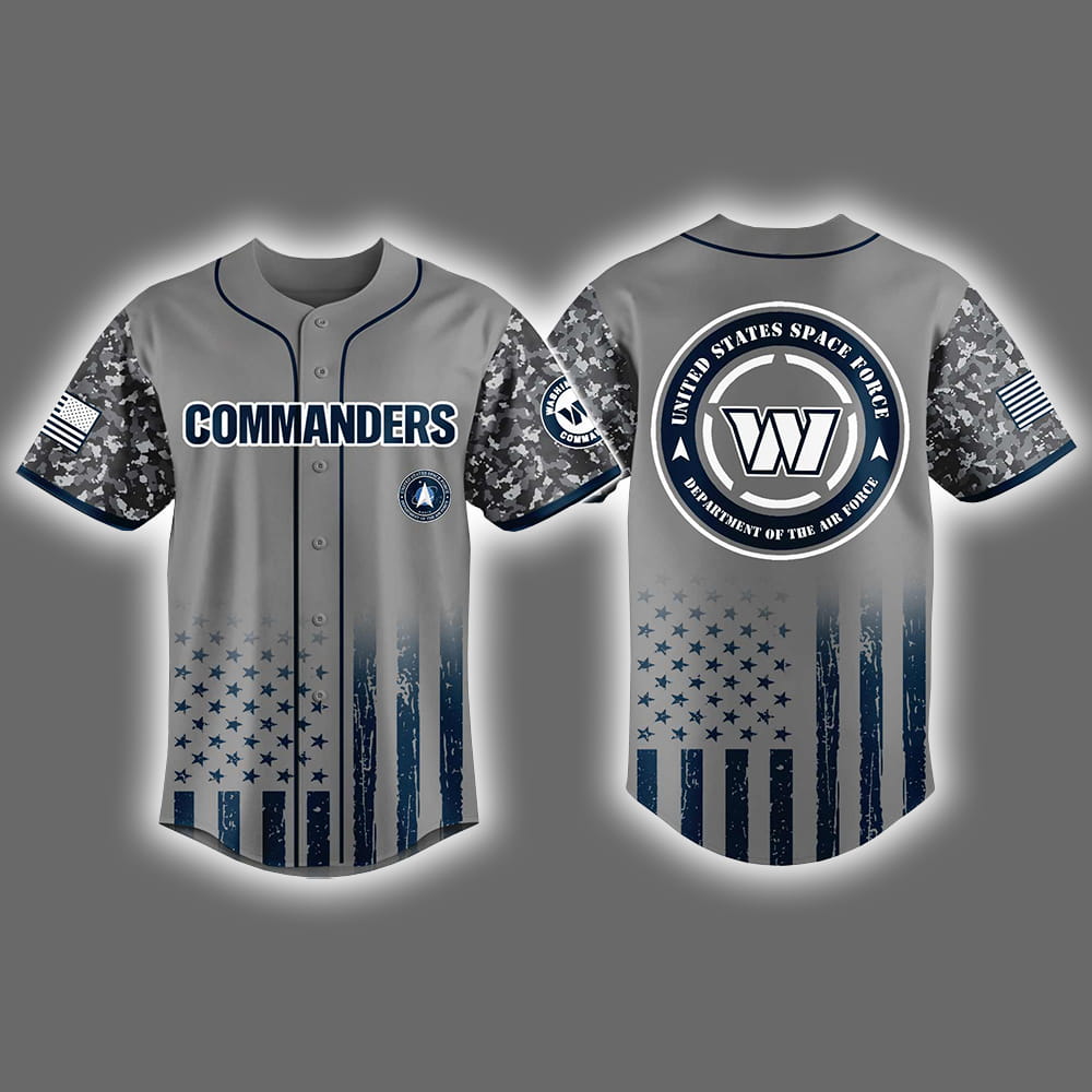 Commanders United States Space Force Military Appreciation Night Jersey 2025 Commanders United States Space Force Military Appreciation Night Jersey 2025
