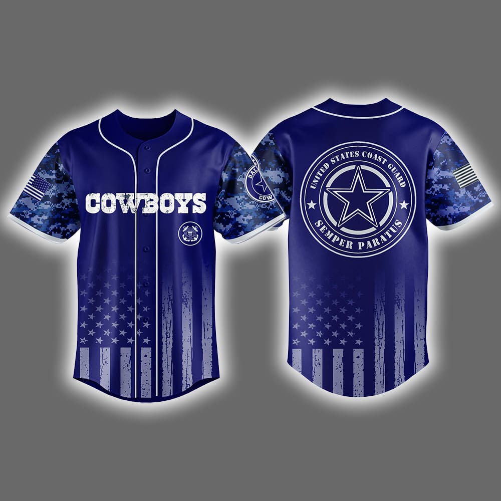 Cowboys United States Coast Guard Military Appreciation Night Jersey 2025 Cowboys United States Coast Guard Military Appreciation Night Jersey 2025
