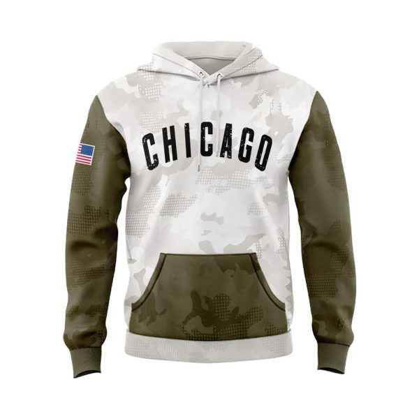 Cubs 2025 Armed Forces Day Hoodie 2