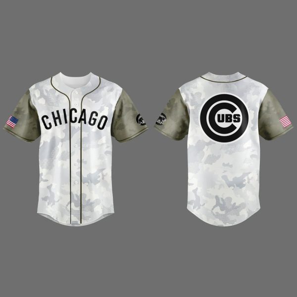 Cubs 2025 Armed Forces Day Jersey