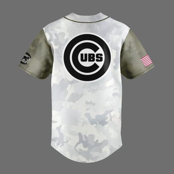 Cubs 2025 Armed Forces Day Jersey 3