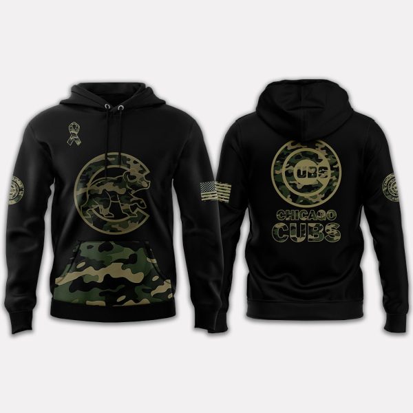 Cubs 2025 Military Night Hoodie