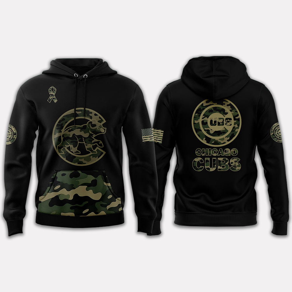 Cubs 2025 Military Night Hoodie Cubs 2025 Military Night Hoodie
