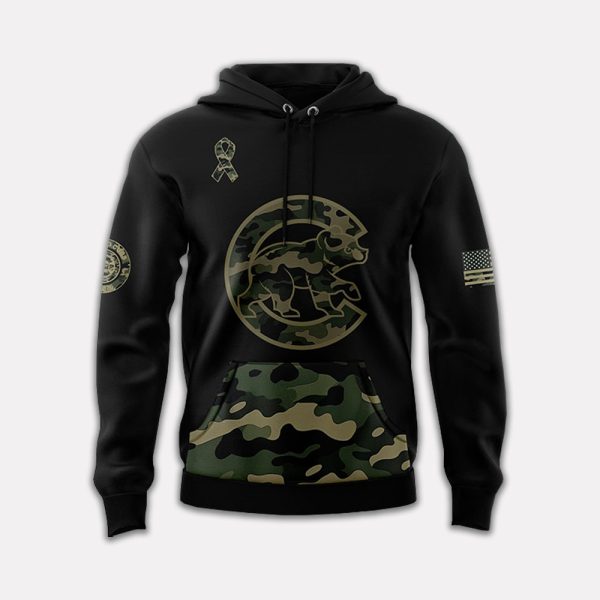 Cubs 2025 Military Night Hoodie 2