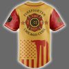 Cubs Firefighter Appreciation Night Jersey 2025 3