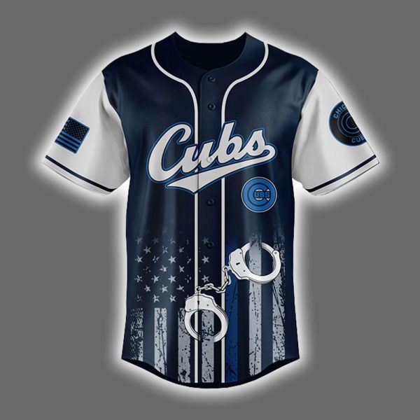 Cubs Law Enforcement Appreciation Day Jersey 2025 2